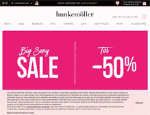 Tablet Screenshot of hunkemoller.nl