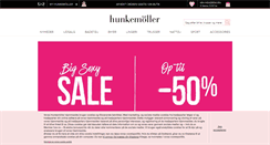 Desktop Screenshot of hunkemoller.dk